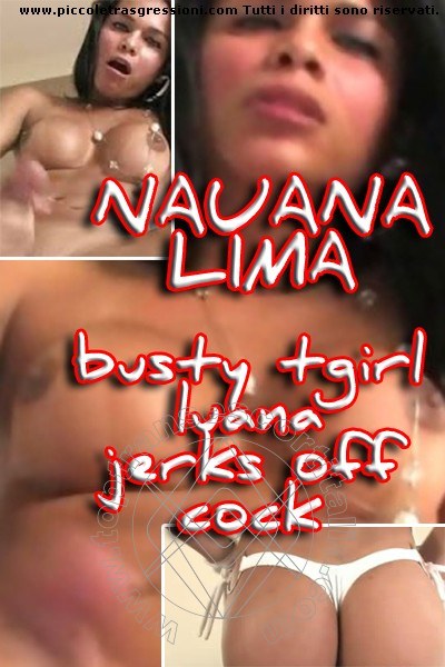 Foto frontale della copertina del film di Nauana Lima Pornostar transexescort Milano